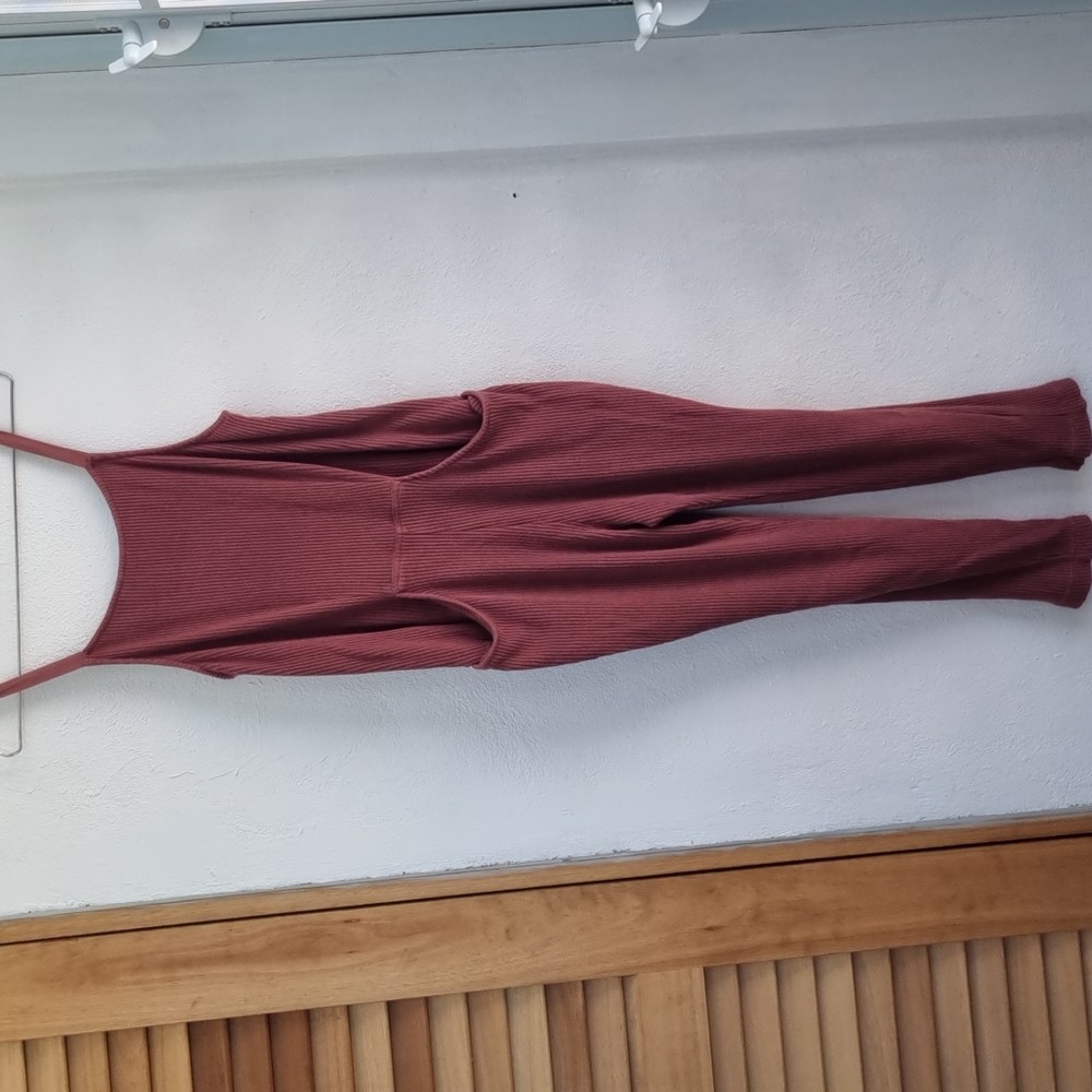 Free People Ribbed Knit Jumpsuit